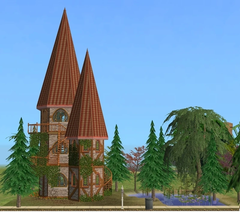 two towers elven by lidiqnata sims 2